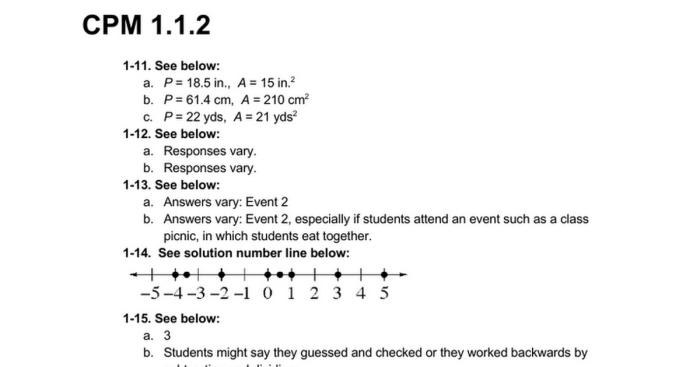 Cpm chapter 4 answer key