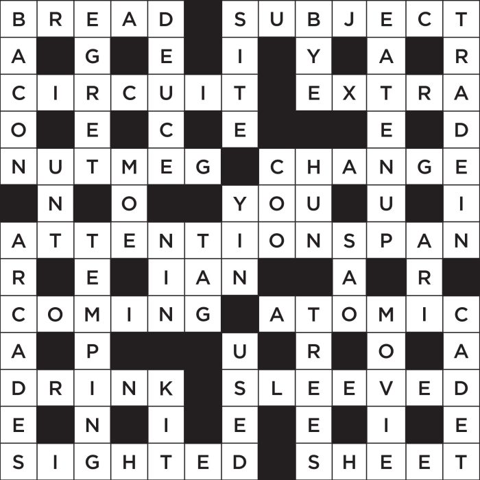 Puzzle crossword myplate