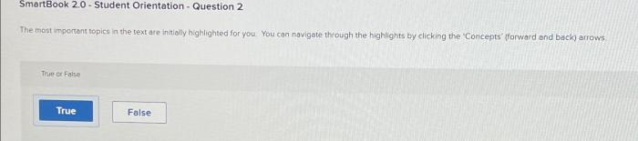 Smartbook 2.0 student orientation answers